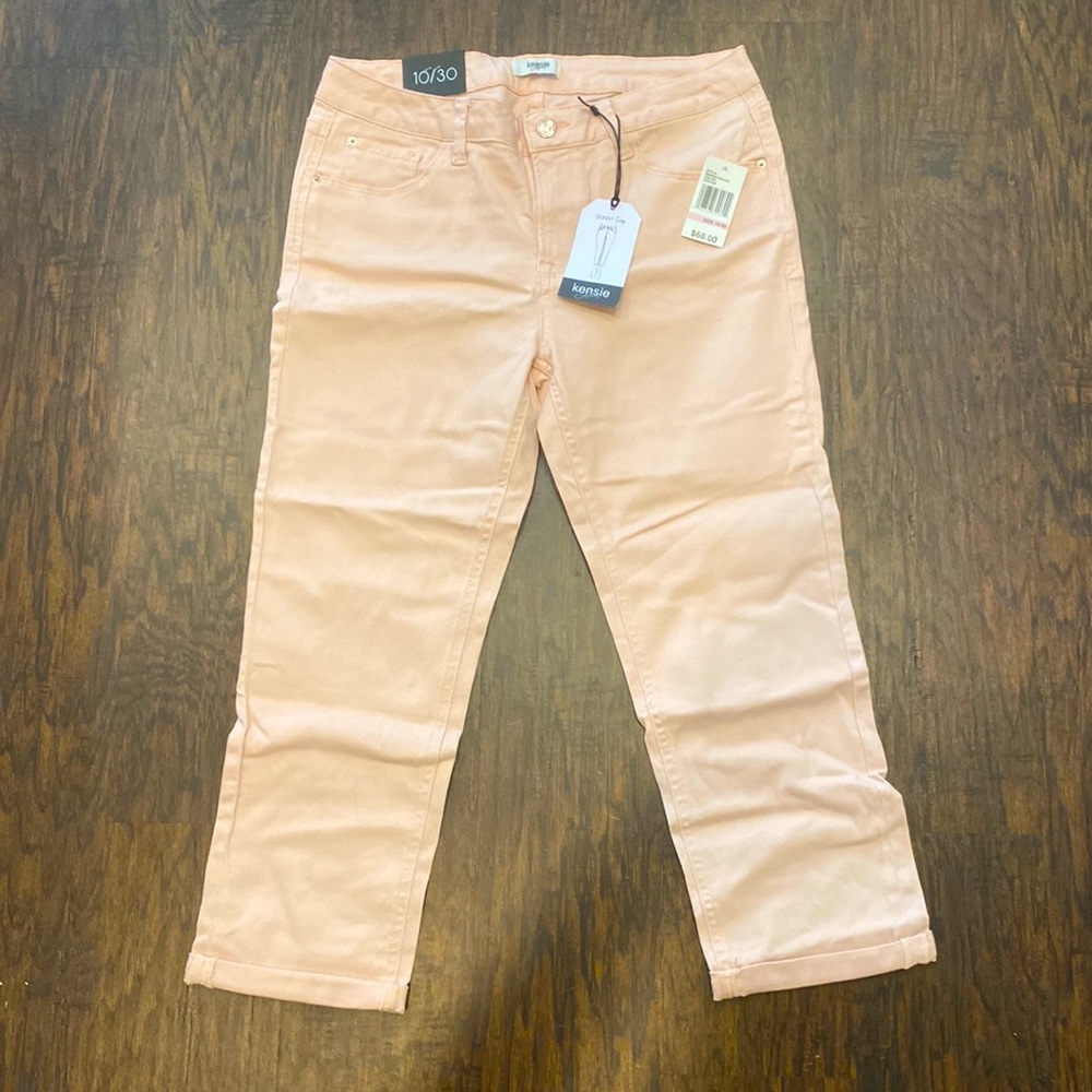 Baby pink skinny crop Kensie jeans